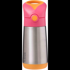 b.box Italtermosz szívószállal 350 ml - rózsaszín/narancsszín (9353965004516) termosz