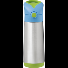 b.box Italtermosz szívószállal 500 ml - kék/zöld (9353965010418) termosz