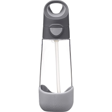b.box Szívószálas kulacs 600 ml graphite babaétkészlet