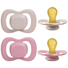 b.box Természetes gumiból készült cumik 6h+ 2 db berry/blush cumi
