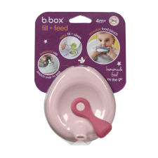 b.box újratölthető szilikon ételtároló tasak (pasztell rózsa) babaétkészlet