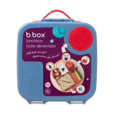 b.box uzsonnásdoboz hűthető rekesszel (kék) uzsonnás doboz
