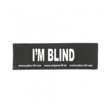  B:Julius K9-IM BLIND felirat hámhoz kutyák részére (kicsi) nyakörv, póráz, hám kutyáknak