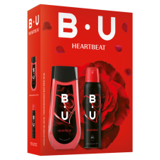 B.U Heartbeat ajándékcsomag tusfürdő + dezodor kozmetikai ajándékcsomag