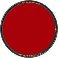  B+W 091 sötétvörös szűrő 630nm MRC Basic, 49 mm objektív szűrő