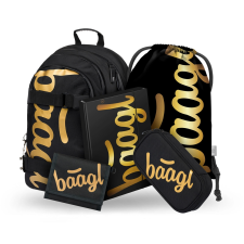 BAAGL Baagl Skate Gold 5 darabos iskolai szett iskolatáska