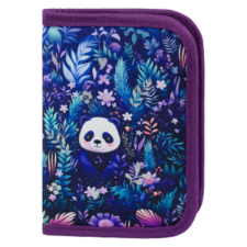 BAAGL kihajtható tolltartó zsebbel - Jungle Panda tolltartó