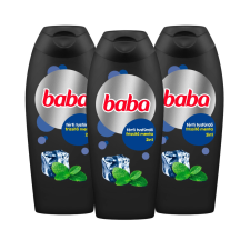 Baba 2in1 frissítő menta férfi tusfürdő (3x400 ml) tusfürdők