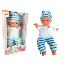  Baba baba Kék csíkos pizsama 30 cm 12181 baba