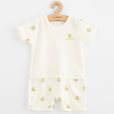 Baba Biopamut nyári overál New Baby Olives, vel. 56 (0-3 h) rugdalózó