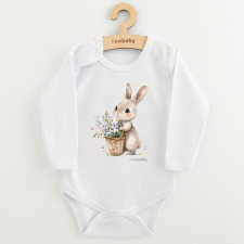 Baba body nyomtatással New Baby Nyuszi virággal kombidressz, body