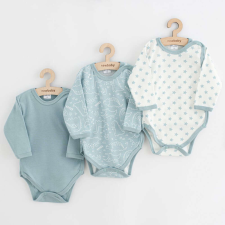  Baba body teljes hosszában patentos New Baby Classic II Lány 3db menta kombidressz, body