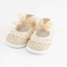 Baba csipke cipő New Baby barna 6-12 h 6-12 m gyerek cipő