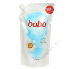 Baba Folyékony szappan utántöltő, 0,5 l, BABA, kamilla (KHT453) tisztító- és takarítószer, higiénia