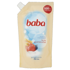 Baba Folyékony szappan utántöltő 500 ml Baba Tej és Gyümölcs illat tisztító- és takarítószer, higiénia