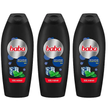 Baba frissítő mentás férfi tusfürdő 2in1, 3x750 ml tusfürdők