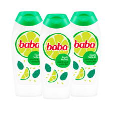 Baba frissítő tusfürdő zöldcitrom és menta illattal (3x400 ml) tusfürdők