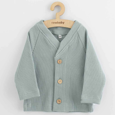  Baba kabátka gombokkal  New Baby Luxury clothing Oliver szürke, vel. 62 (3-6 h)