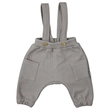  Baba kantáros nadrág Koala Pure beige, vel. 62 (3-6 h) gyerek nadrág