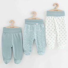  Baba lábfejes nadrág New Baby Classic II Uni 3 db menta, vel. 80 (9-12 h)