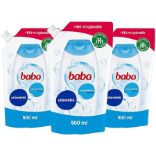 Baba lanolinos tusfürdő utántöltő 3x500 ml tusfürdők