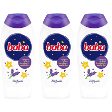 Baba levendula és vaníliás tusfürdő 3x400 ml tusfürdők