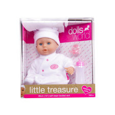  Baba, Little treasure, 38 cm, babzsák testű, kieg baba