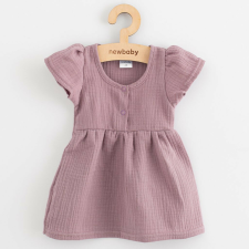 Baba muszlin ruha New Baby lavender lányka ruha