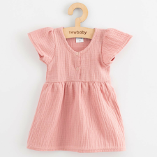 Baba muszlin ruha New Baby pink lányka ruha