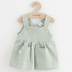  Baba muszlin szoknya New Baby Comfort clothes zsálya színű, vel. 92 (18-24 h)
