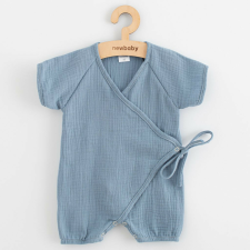  Baba nyári muszlin kezeslábas New Baby blue rugdalózó