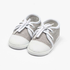  Baba tornacipő New Baby jeans szürke 0-3 h, vel. 0-3 m