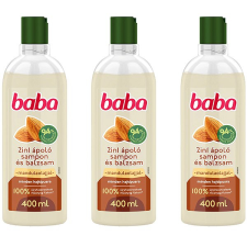 Baba Triopack 2in1 sampon és balzsam mandulaolaolajjal 400 ml hajbalzsam