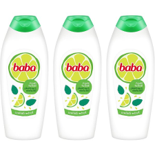 Baba Triopack tusfürdő zöldcitrom és menta illatával 750 ml tusfürdők