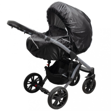 Babakocsi esővédő New Baby Basic fekete babakocsi kiegészítő