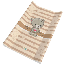 Babastar merev pelenkázó lap 50*70 cm - Drapp szívecskés maci pelenkázó matrac