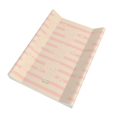  Babastar merev pelenkázó lap 50*80 cm - rózsaszín apró maci + pillangó pelenkázó matrac