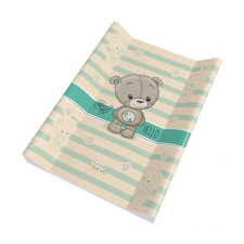 Babastar merev pelenkázólap 50x80cm - Hello Maci pillangóval - Türkiz pelenkázó matrac