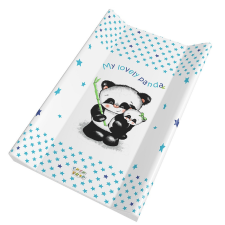 Babastar merev pelenkázólap 50x80cm - Kék Panda mama kicsinyével pelenkázó matrac