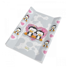 Babastar merev pelenkázólap 50x80cm - Pingvinek - Szürke pelenkázó matrac