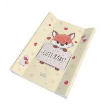 Babastar Puha 2 ékes pelenkázólap 50x70cm - Cute Róka szivecskével - Barack pelenkázó matrac