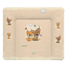 Babastar puha pelenkázó lap 85*75 cm - Beige őzike & róka pelenkázó matrac