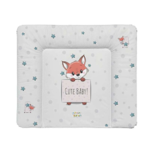 Babastar Puha Softy pelenkázólap 72x75cm - Cute Róka szívecskével - Levendula pelenkázó matrac