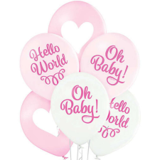 Baby 6 db-os latex lufi készlet Oh baby girl 30cm party kellék