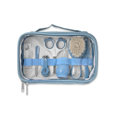 Baby Care ápolási szett átlátszó tartóban - moonlight blue babaápolási kellék