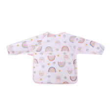 Baby Care hosszú ujjú pamut előke - Girl előke