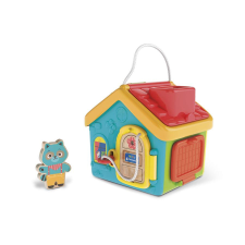  Baby Clementoni Montessori - Kulcsos Házikó Babafoglalkoztató (96912) készségfejlesztő