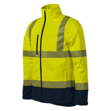 Baby Control HV Drop softshell kabát unisex fluoreszkáló sárga 4XL láthatósági ruházat