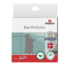 Baby Dan BabyDan Easy Fix Catch univerzális zár fiókhoz, szekrényajtóhoz, ragasztással, BIO bababiztonság