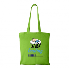 Baby loading fiú - Bevásárló táska zöld ajándéktárgy